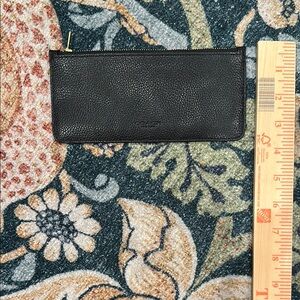 Coach Black Leather Slim Wallet